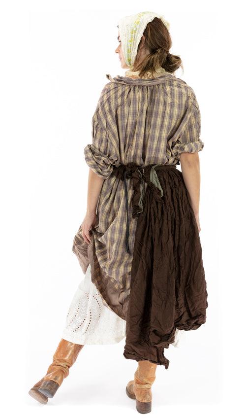 Nathalia Ruffled Wrap Skirt Apron - Magnolia Pearl Clothing