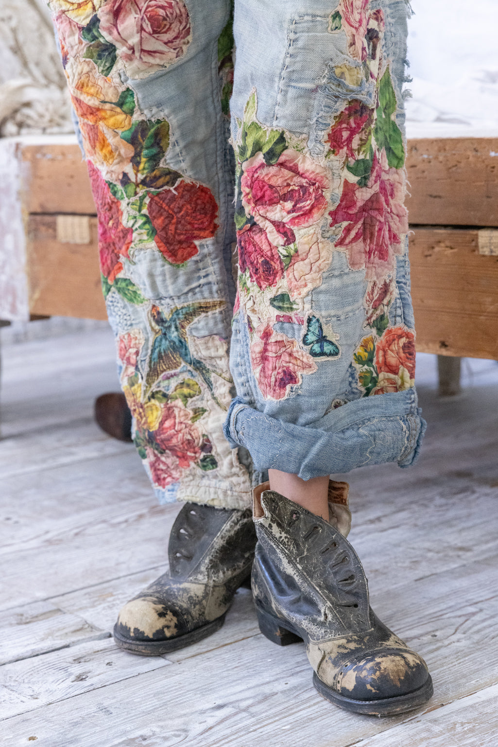 Quilts &amp; Roses Miner Pants