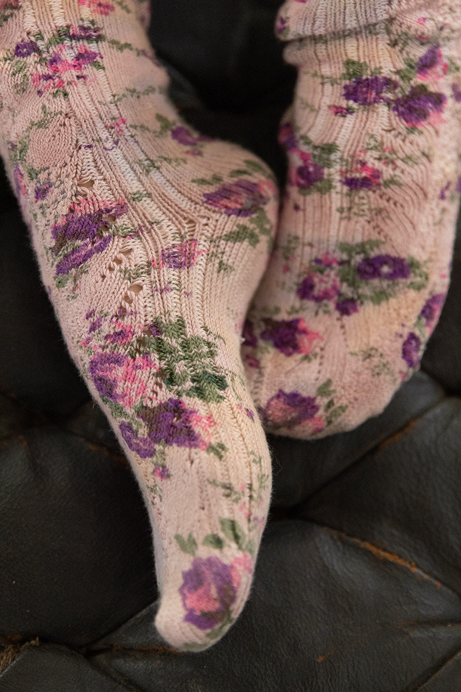 Floral OTK Socks