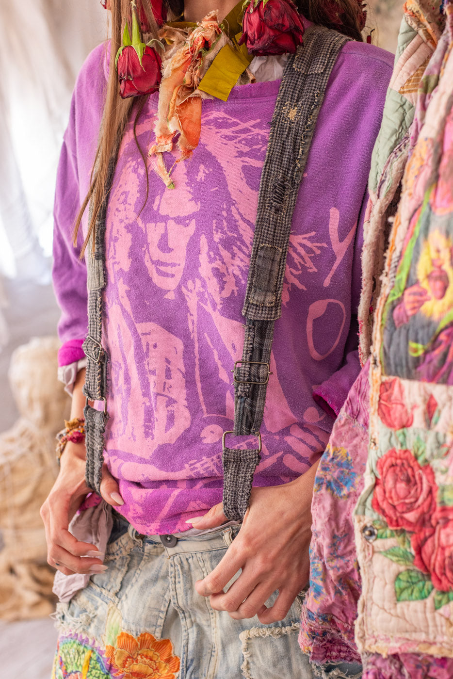 Patchwork Shae Suspender – Magnolia Pearl Clothing