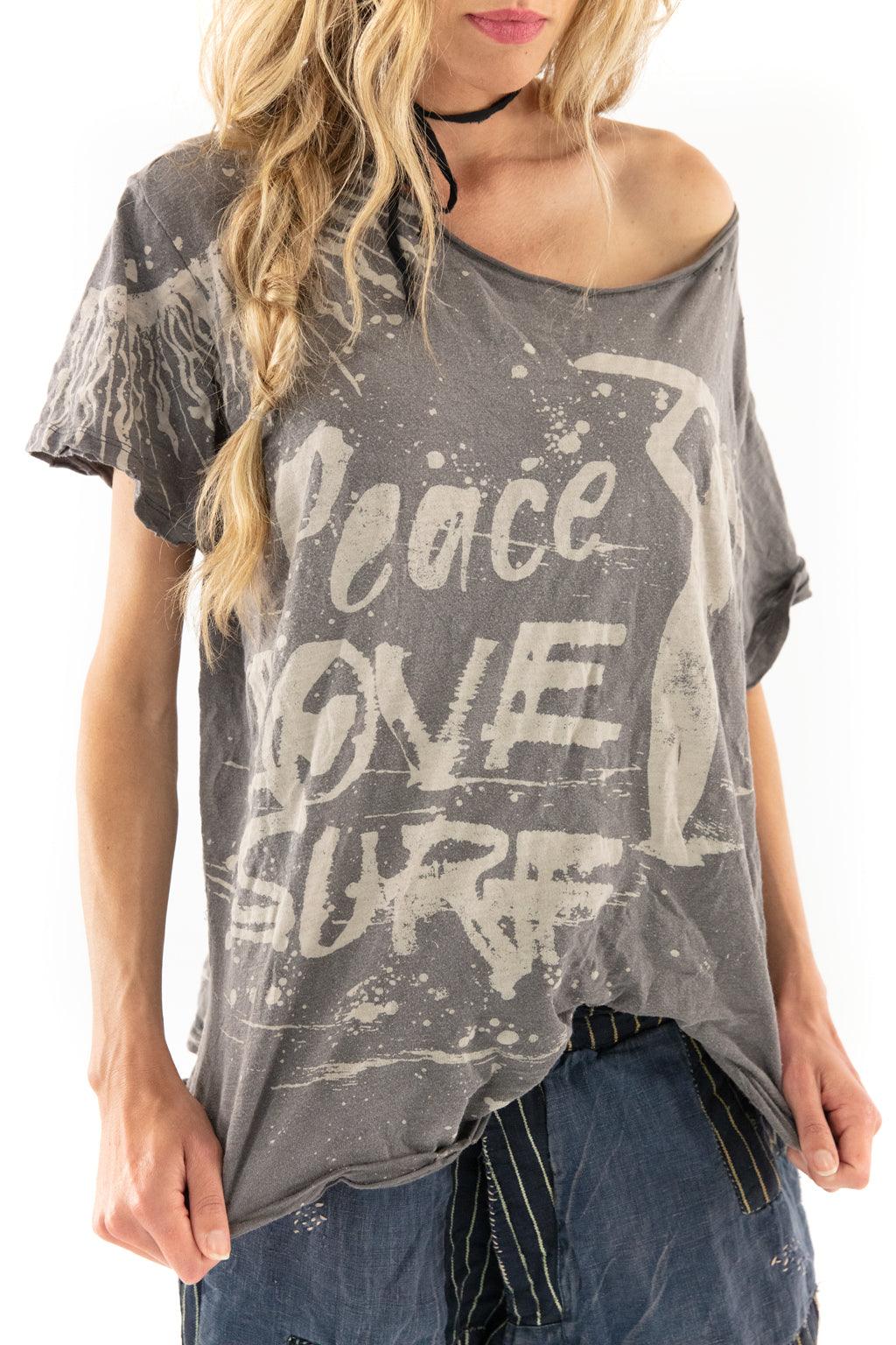 Peace, Love and Surf T - Magnolia Pearl Clothing
