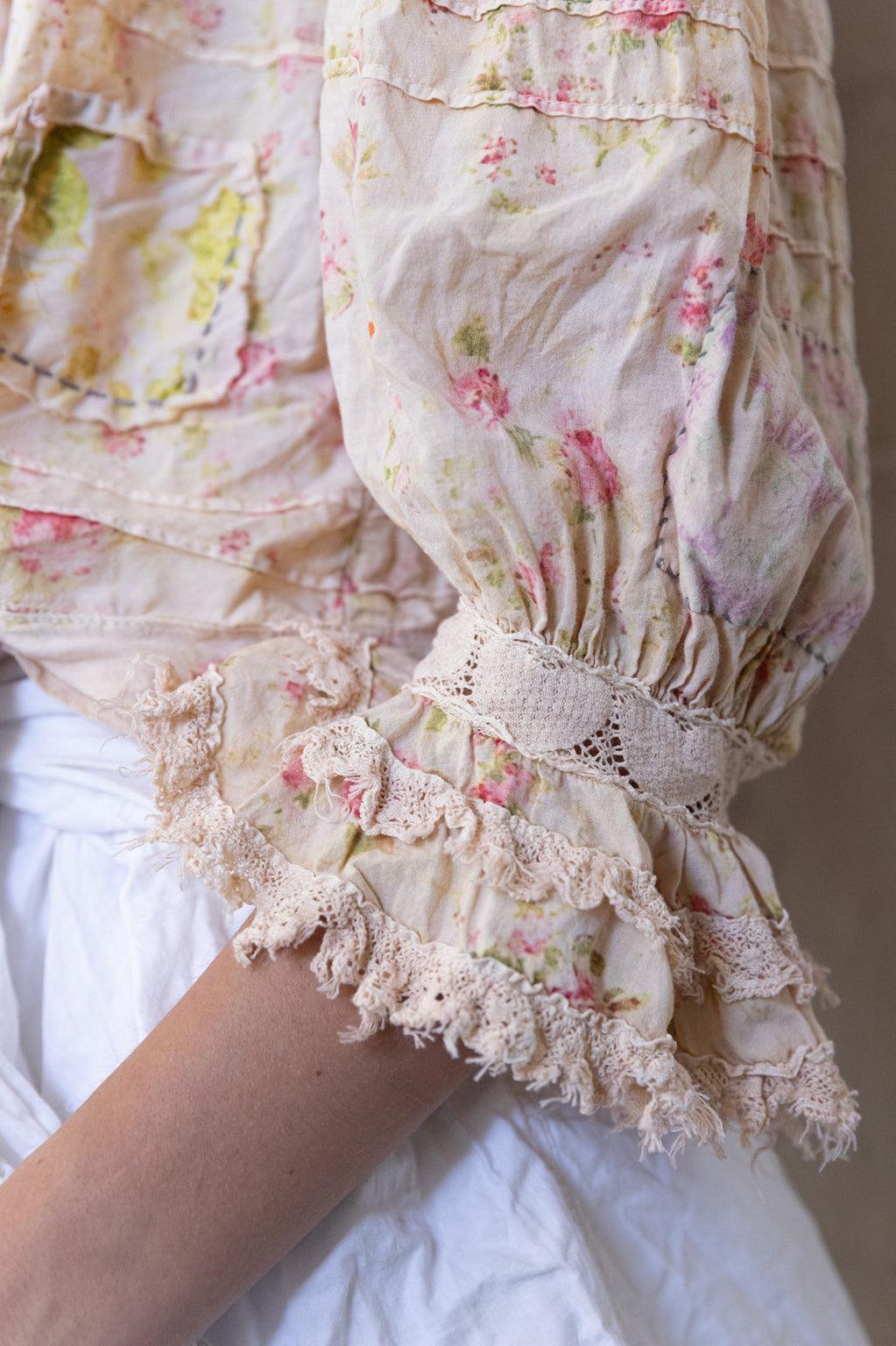 Crochet Yoke Keira Blouse - Magnolia Pearl Clothing