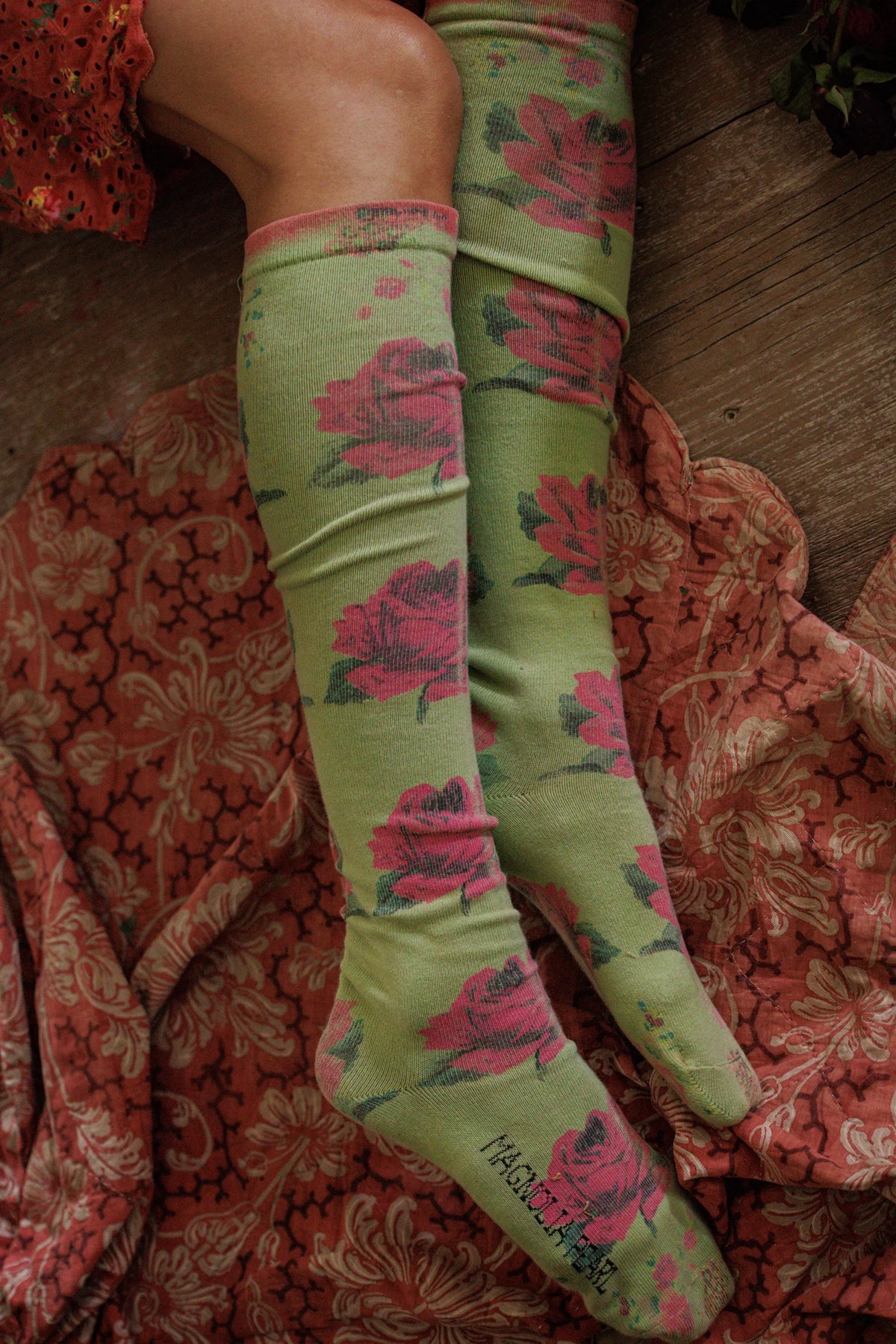 Lebendige Rose OTK Socken Sorbet Rose 
