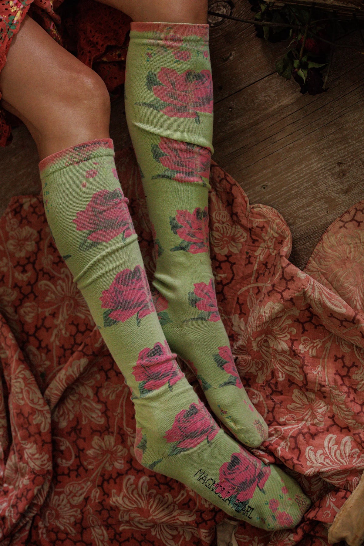 Lebendige Rose OTK Socken Sorbet Rose 