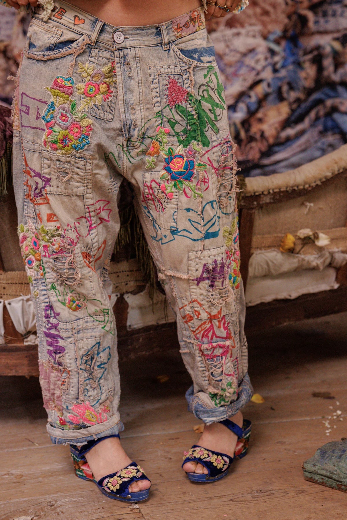 Amor Amor Miner Denims Indigo Sbiadito 