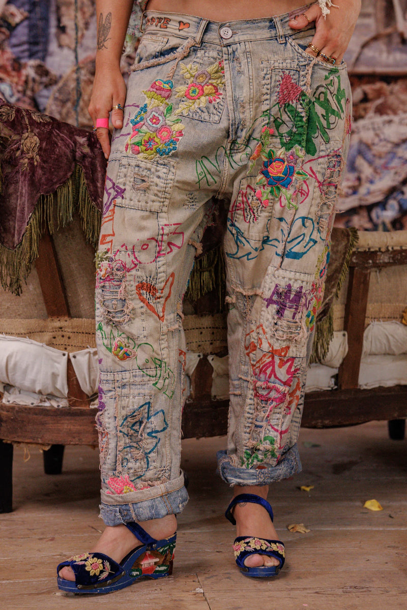 Amor Amor Miner Denims Verblasstes Indigo  - Image 6