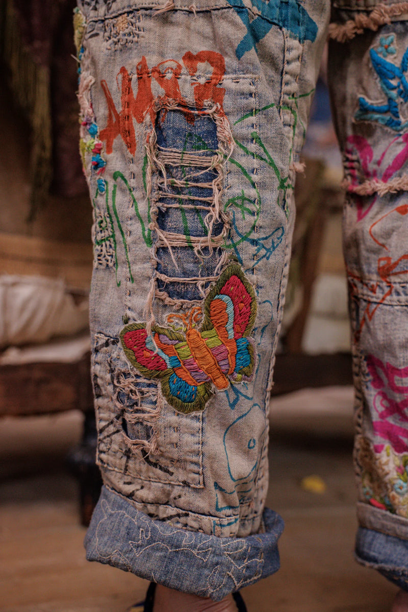 Amor Amor Miner Denims Verblasstes Indigo  - Image 11