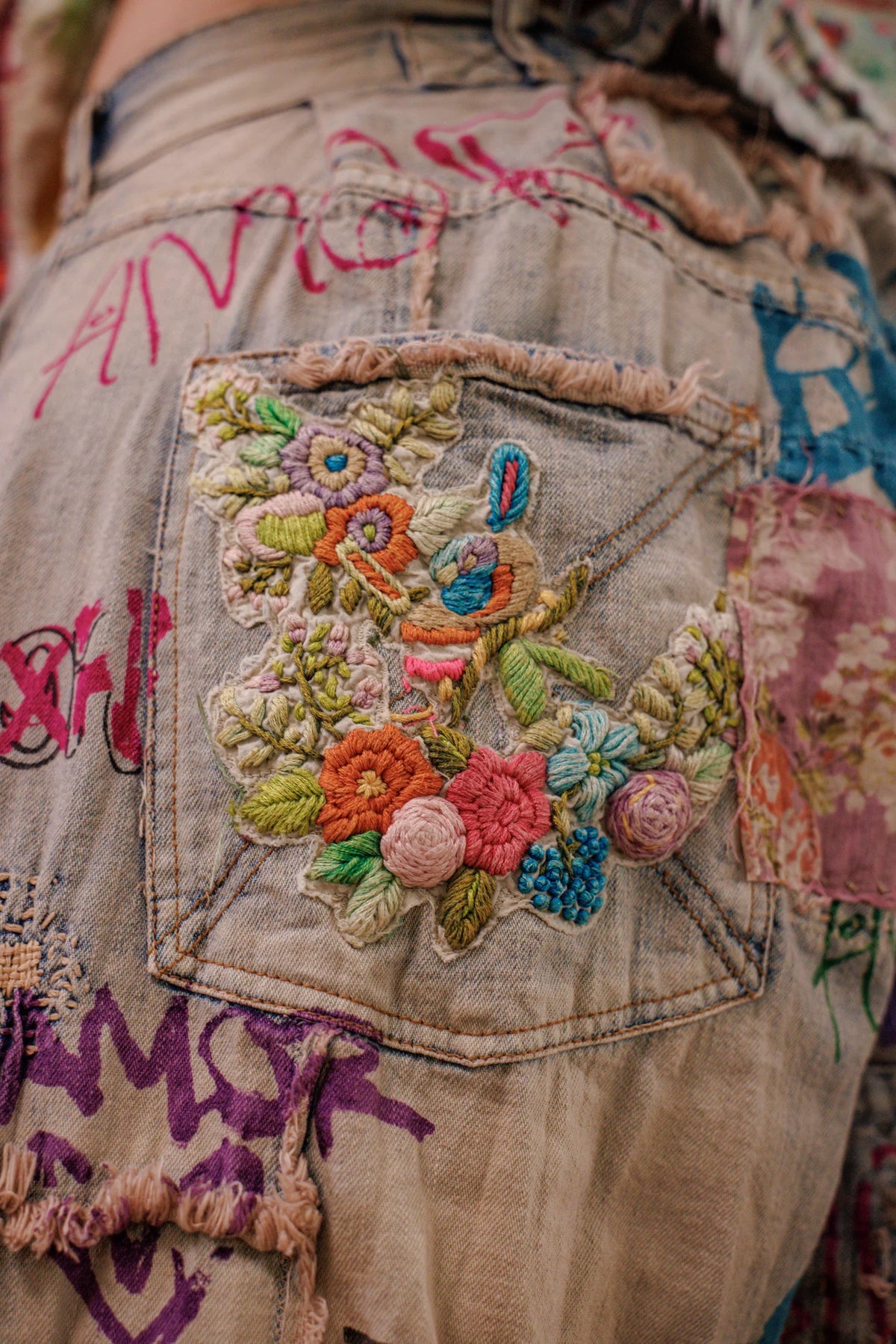 Amor Amor Miner Denims Indigo Sbiadito 