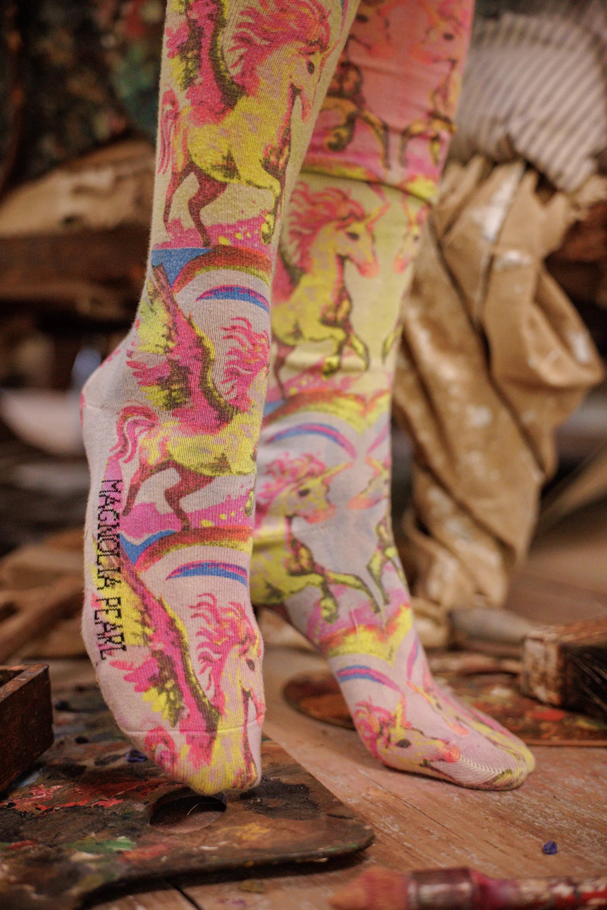 Printed OTK Socks