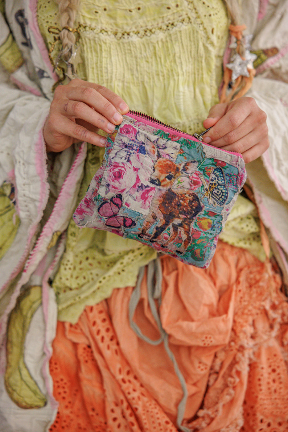 Prairie Clover Coin Pouch Magnolia Pearl Clothing