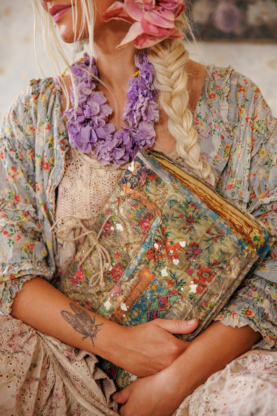 Quilted Patchwork Notebook – Magnolia Pearl Clothing