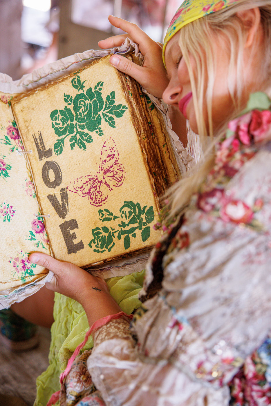 Freddy Patchwork Notebook Magnolia Pearl Clothing