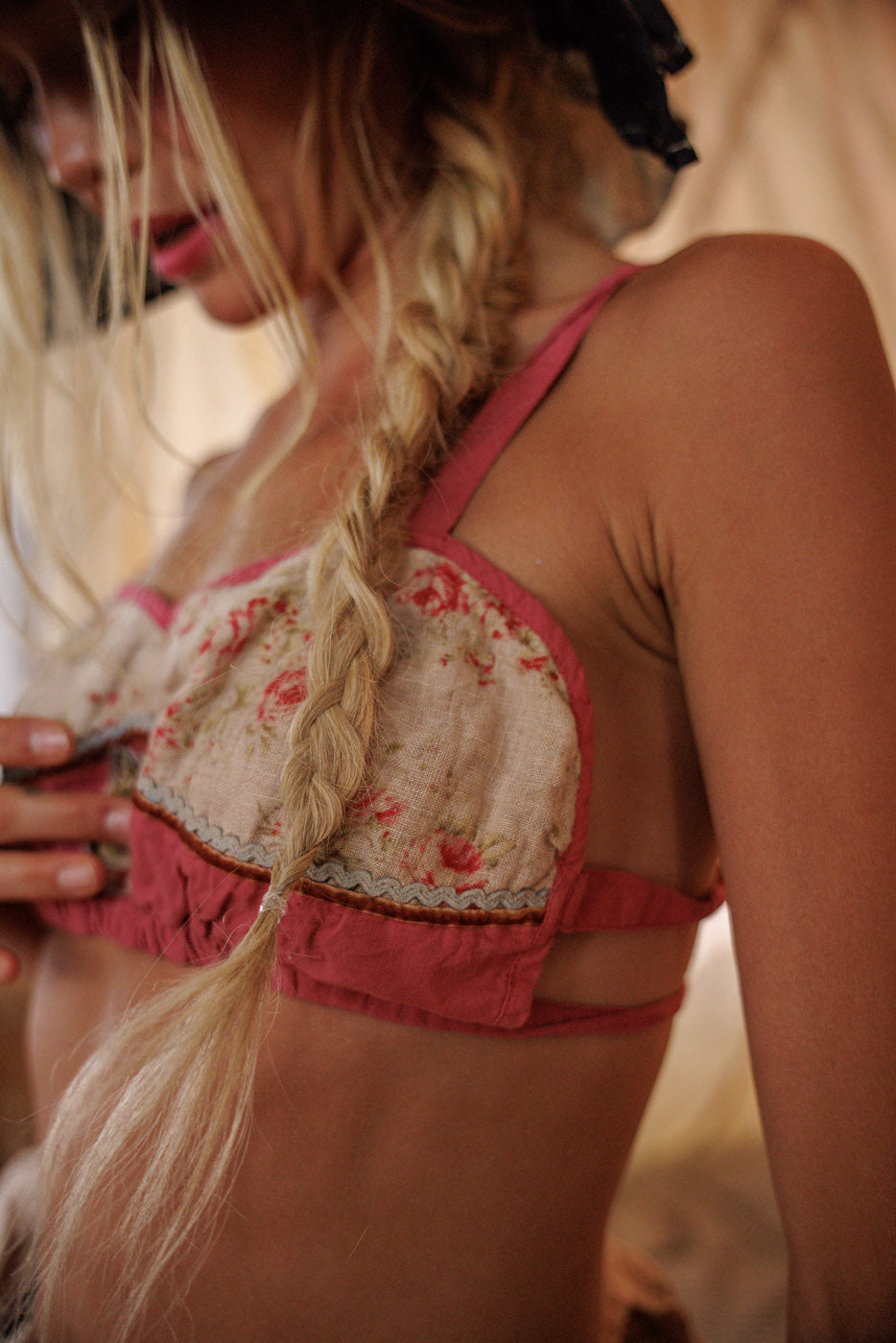 Cat Appliqué Mindy Bralette Magnolia Pearl Clothing