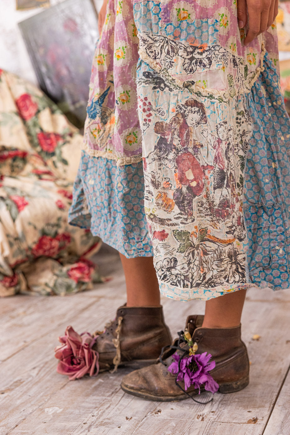 Vestido Helenia de polilla lunar 