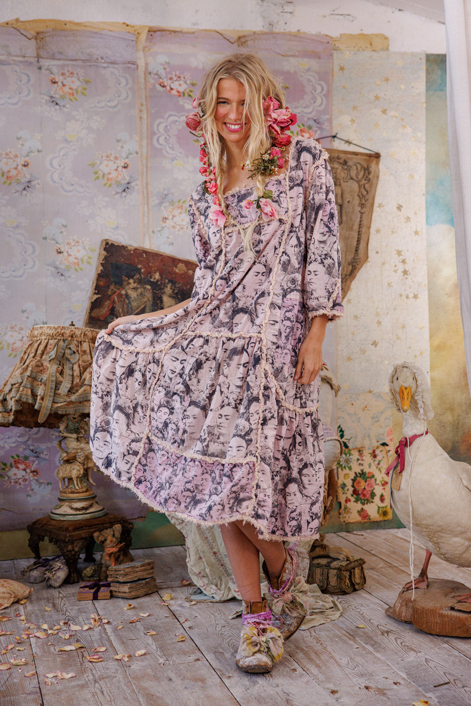 ワンピース apolina MTO Stevie Dress - Magnolia 3-5Y apolina MTO Stevie Dress - Magnolia 3-5Y