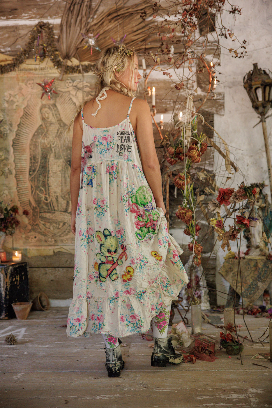 magnolia pearl slip dress Appliqué Vianney – Clothing Love still Magnolia Pearl - Slip 197