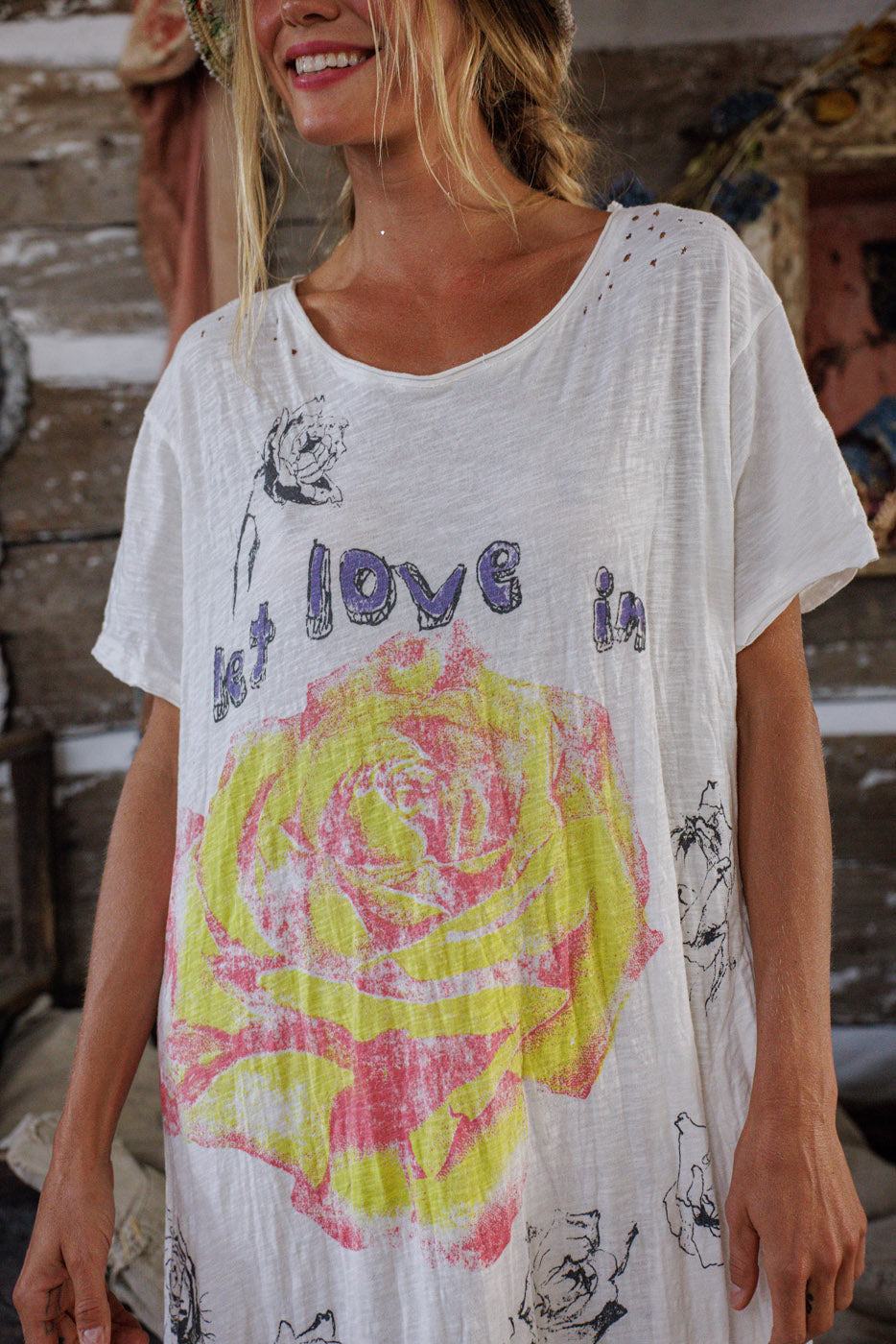 Let Love In Tee Dress