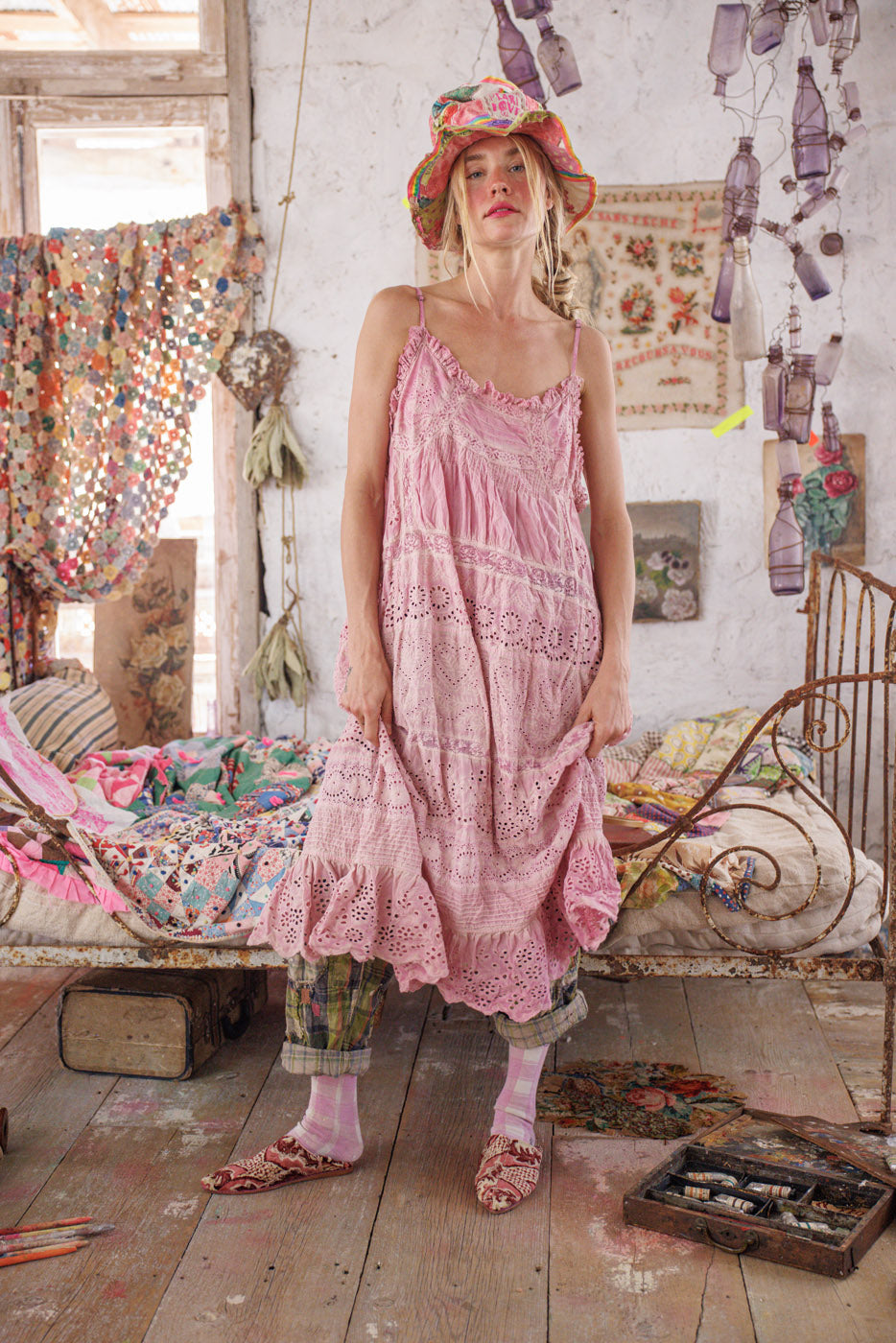 Eyelet Esti Cami Dress – Magnolia Pearl Clothing Eyelet Esti Cami Dress – Magnolia Pearl Clothing