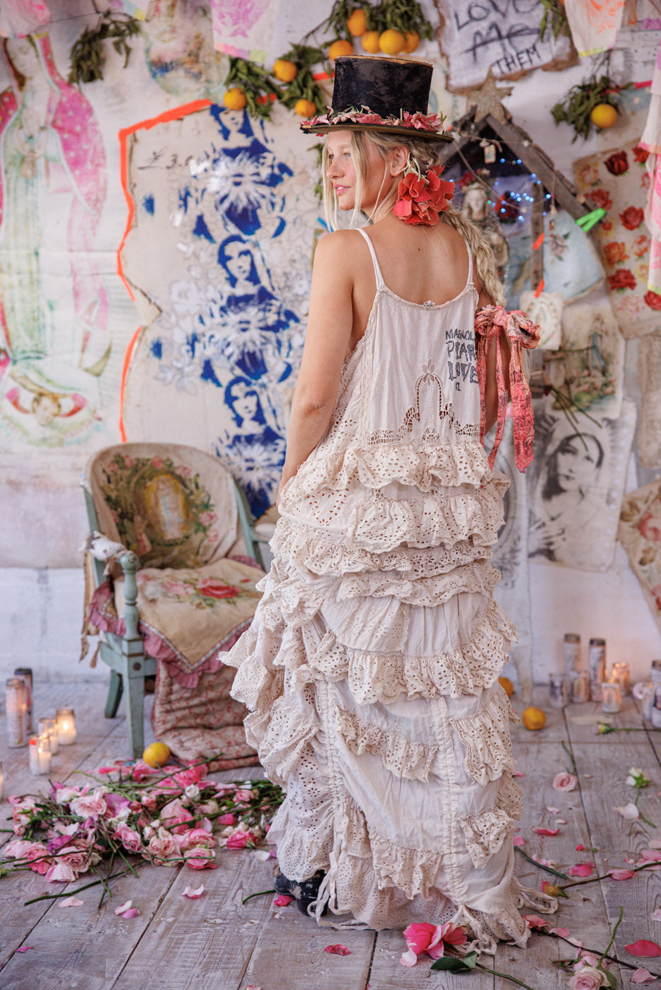 デラナアイレットキャミドレスムーンライト 