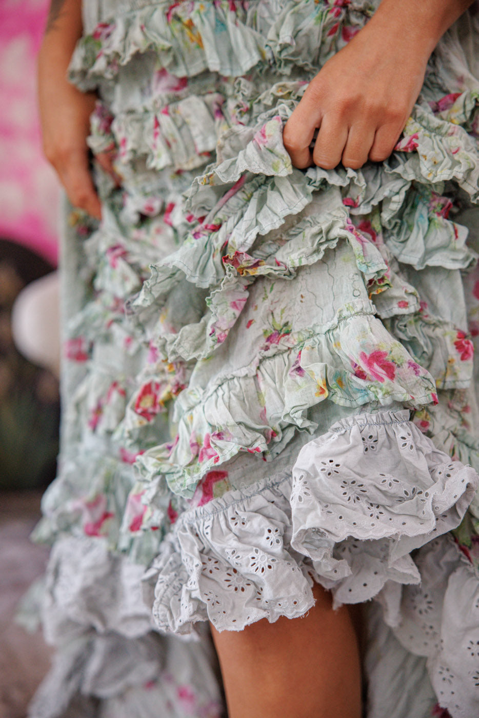 Amadeus Ruffle Gown Magnolia Pearl Clothing