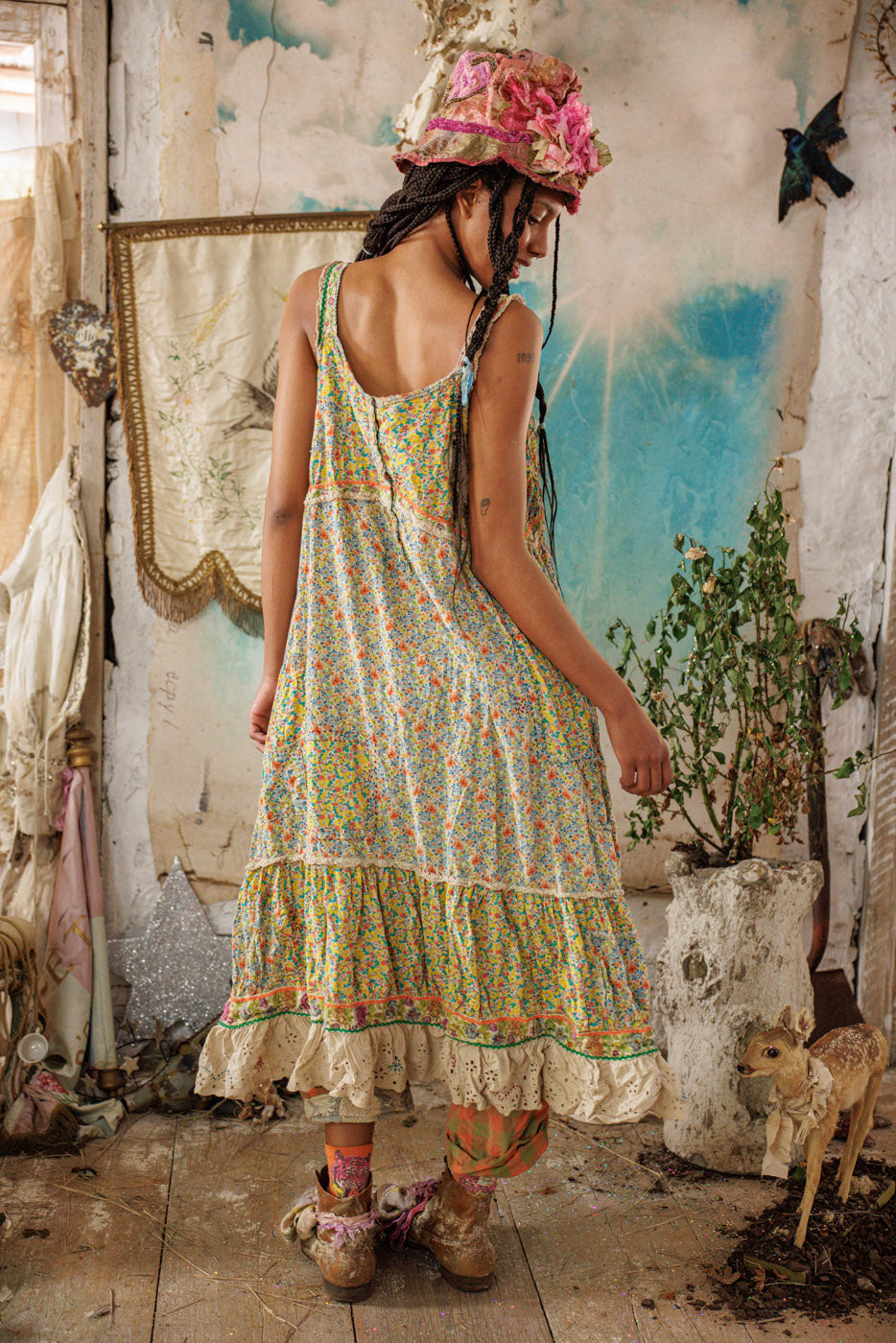 ワンピース Apolina Rosalie Sundress Magnolia 5-7y Piecewise Sydni Sundress – Magnolia Pearl Clothing
