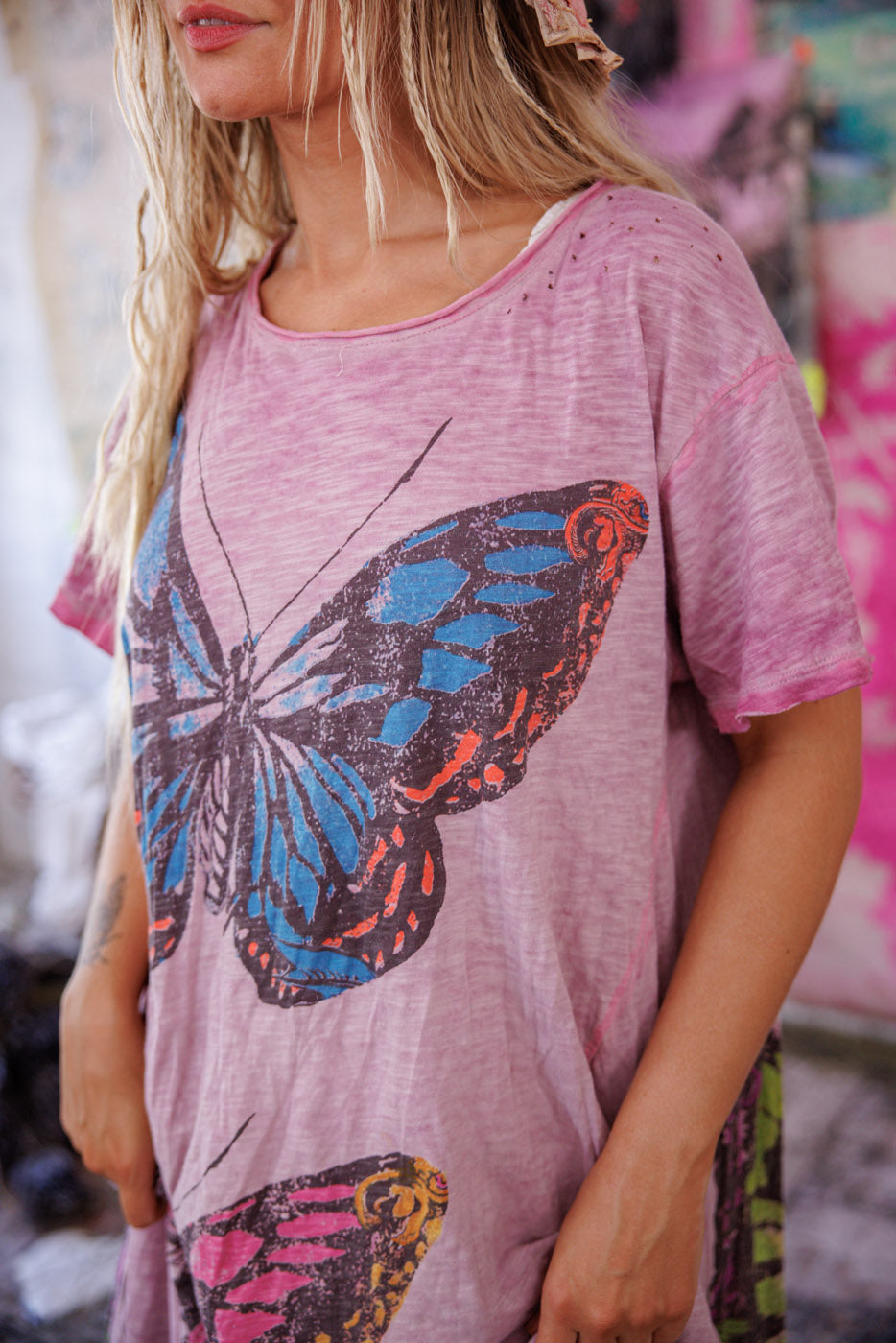 Butterfly Travelers T Dress Magnolia Pearl Clothing