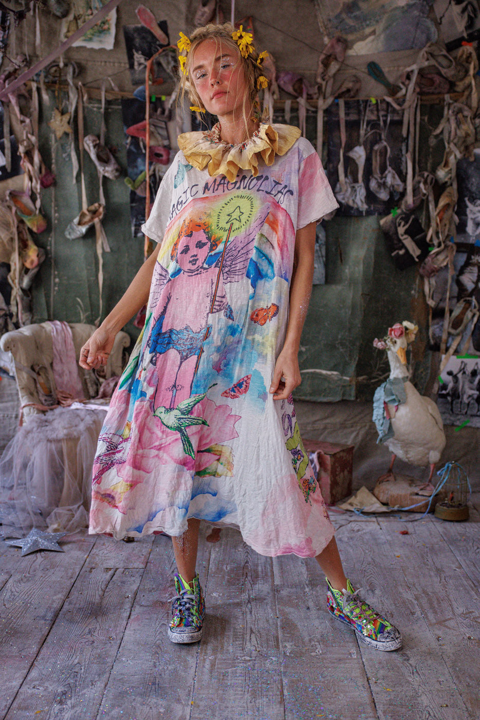Magic Magnolias Tee Dress