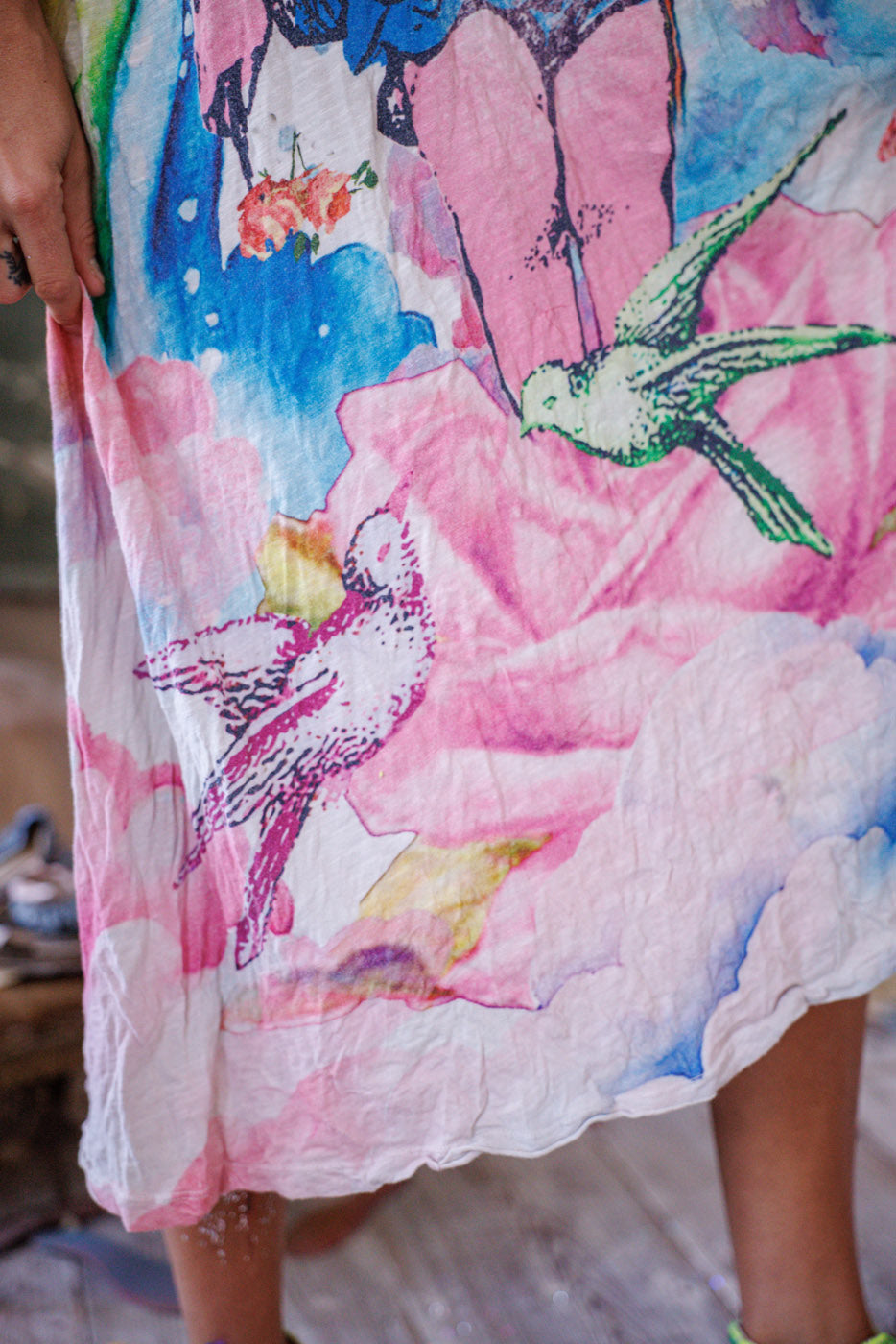 Магически Магнолии T Рокля Лунна светлина 