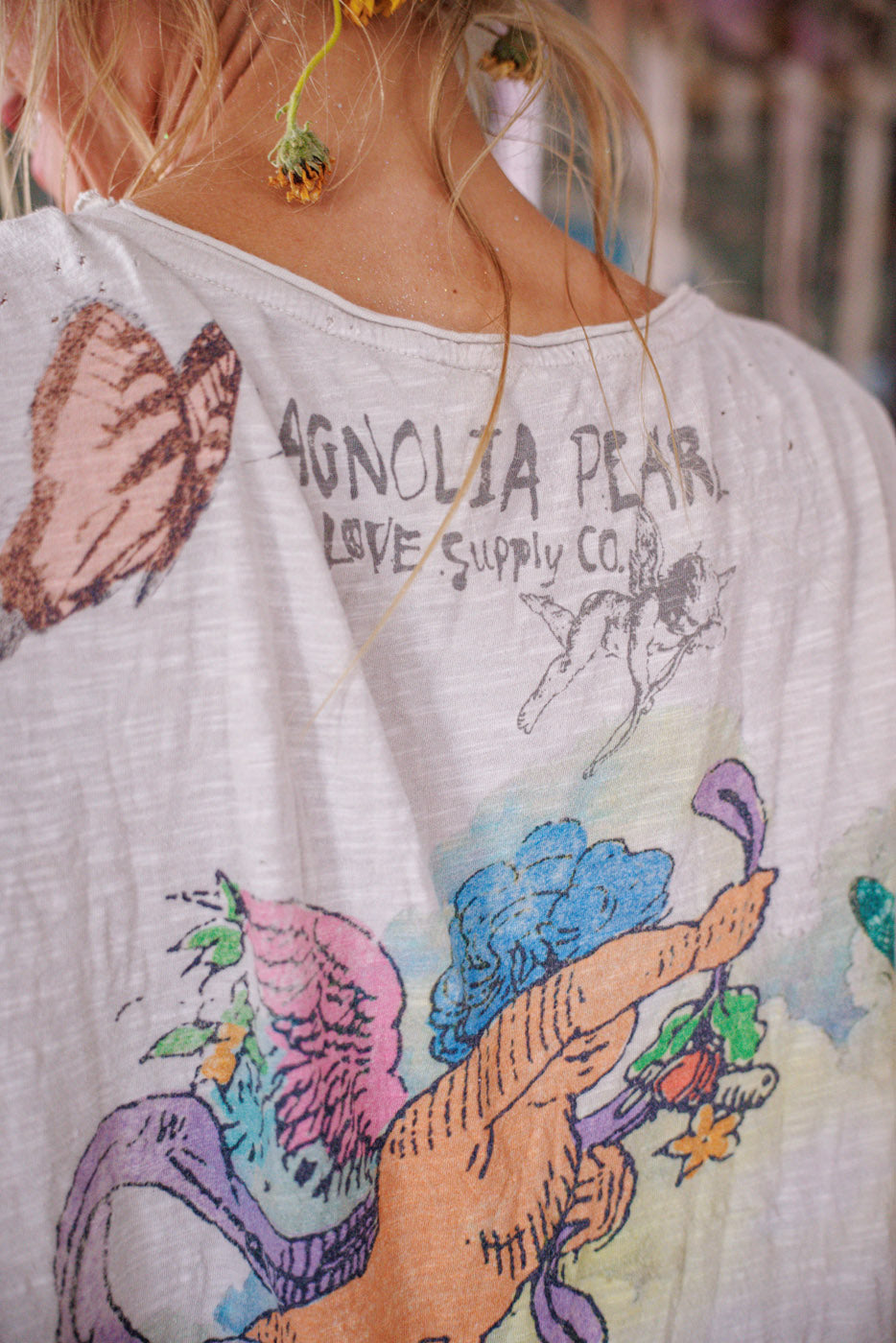 Магически Магнолии T Рокля Лунна светлина 