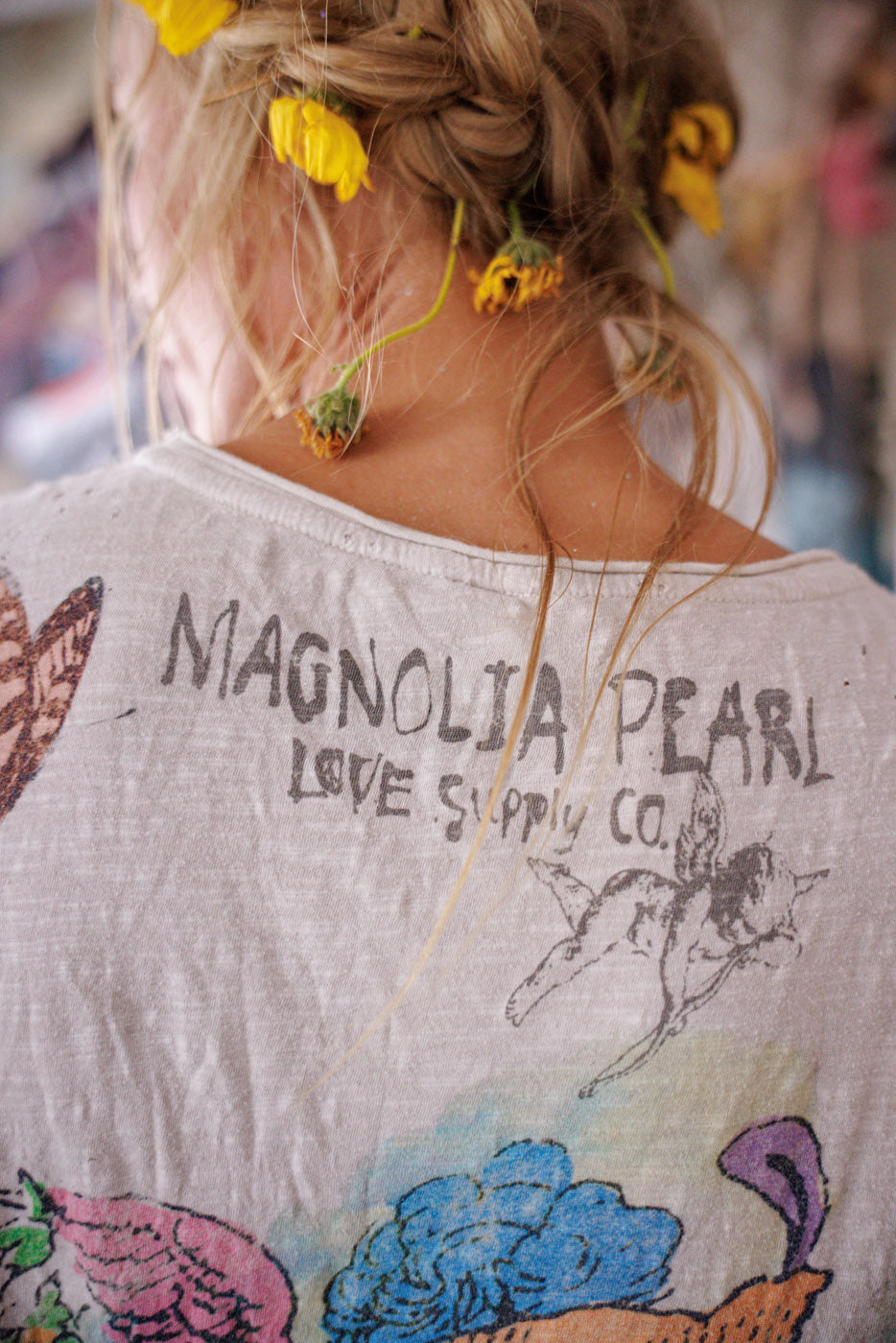 Магически Магнолии T Рокля Лунна светлина 