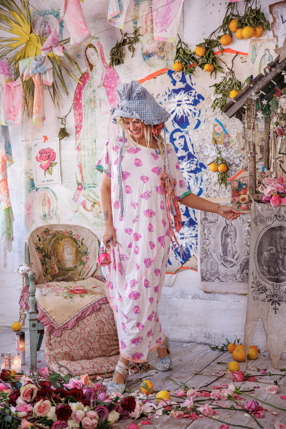 Strawberry Tee Dress – Magnolia Pearl Clothing