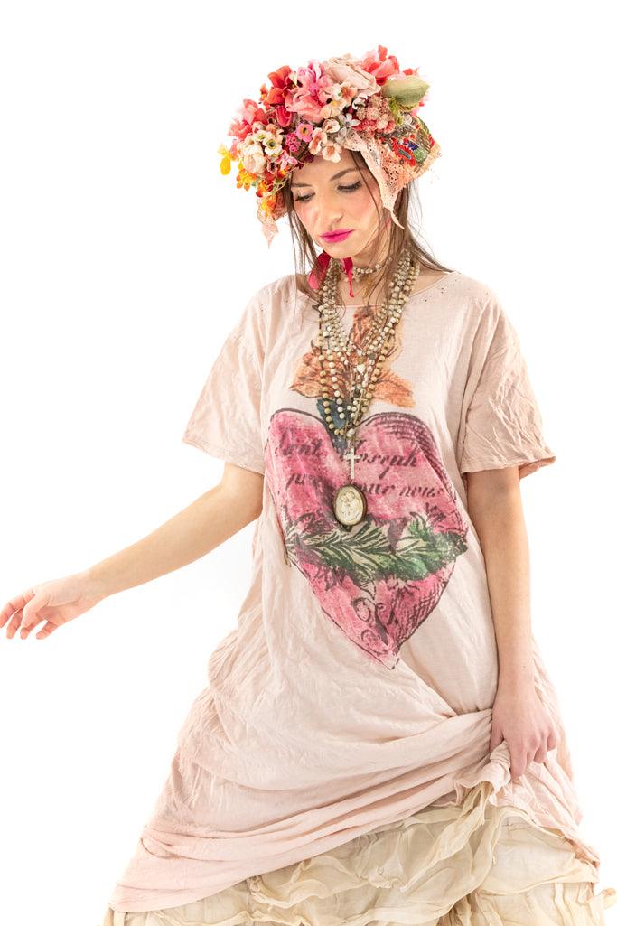 Awaken Sleeping Heart T Dress - Magnolia Pearl Clothing