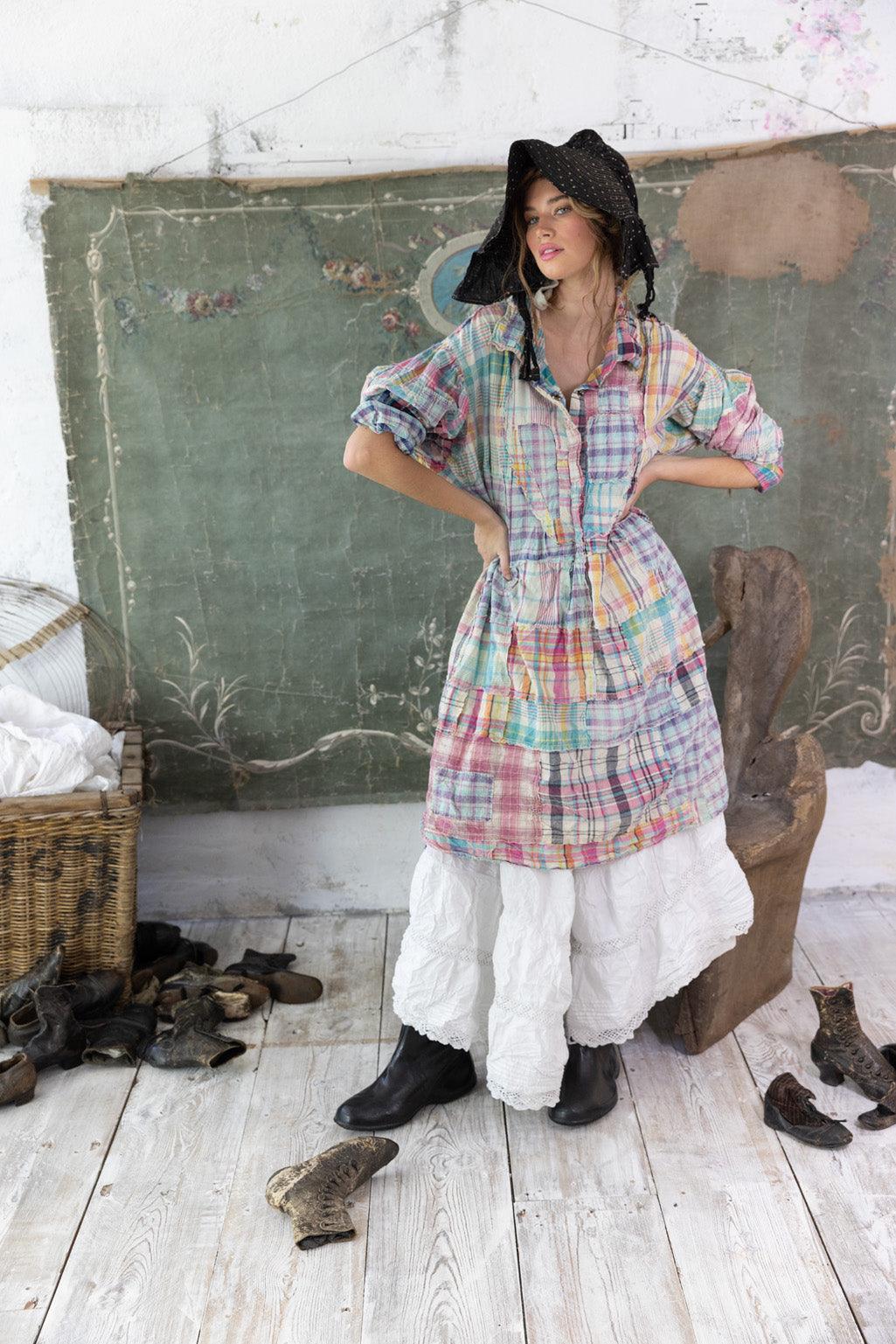 Patchwork Tora Dress – Magnolia Pearl Clothing
