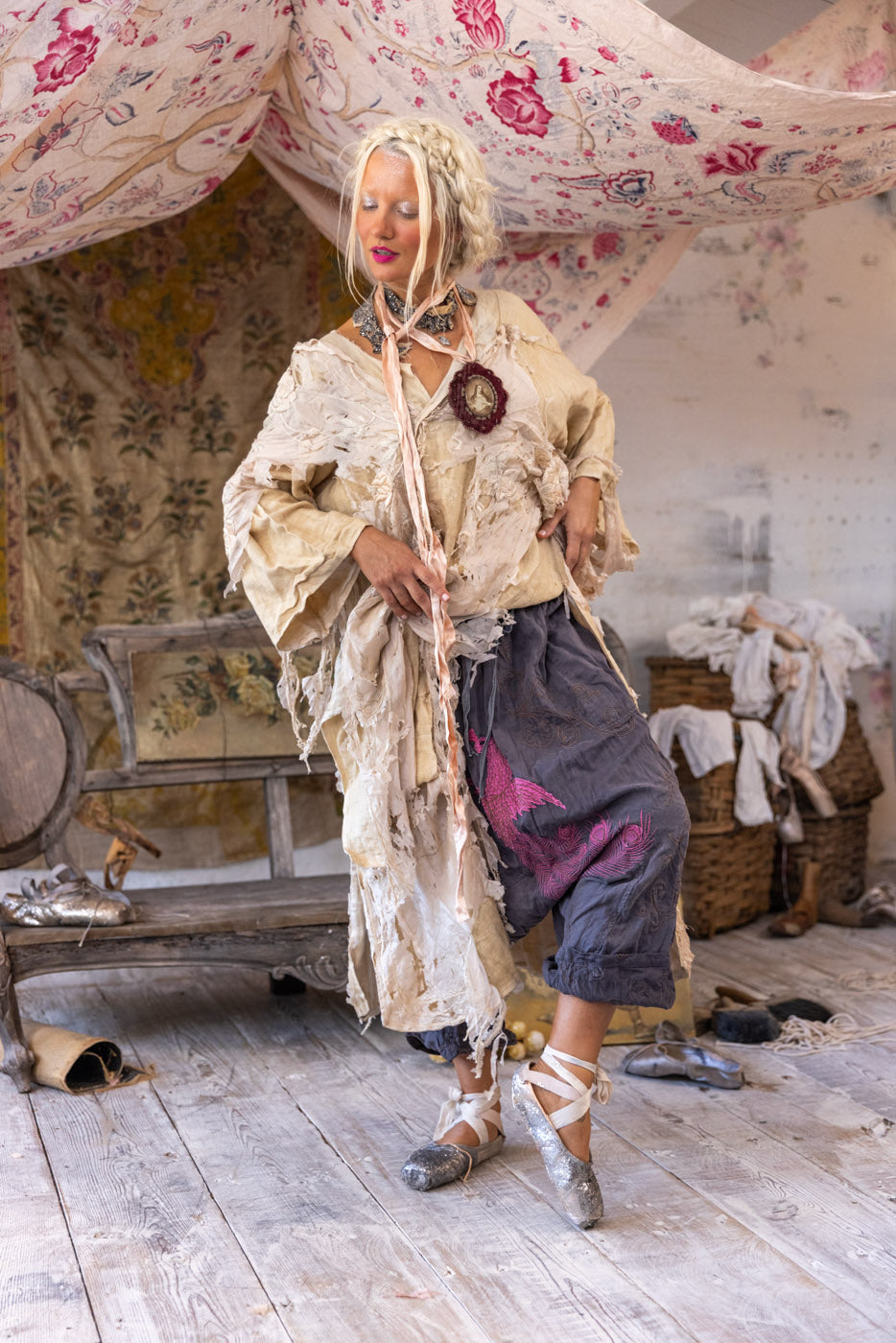 Dragon Garçon Trousers Magnolia Pearl Clothing