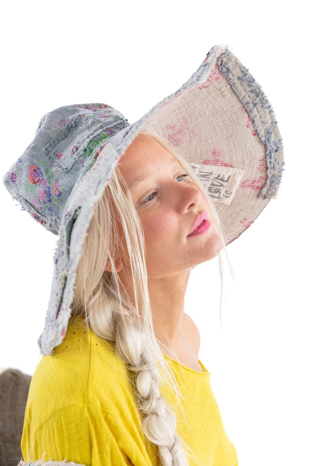 Floral and Jacquard Neema Hat - Magnolia Pearl Clothing