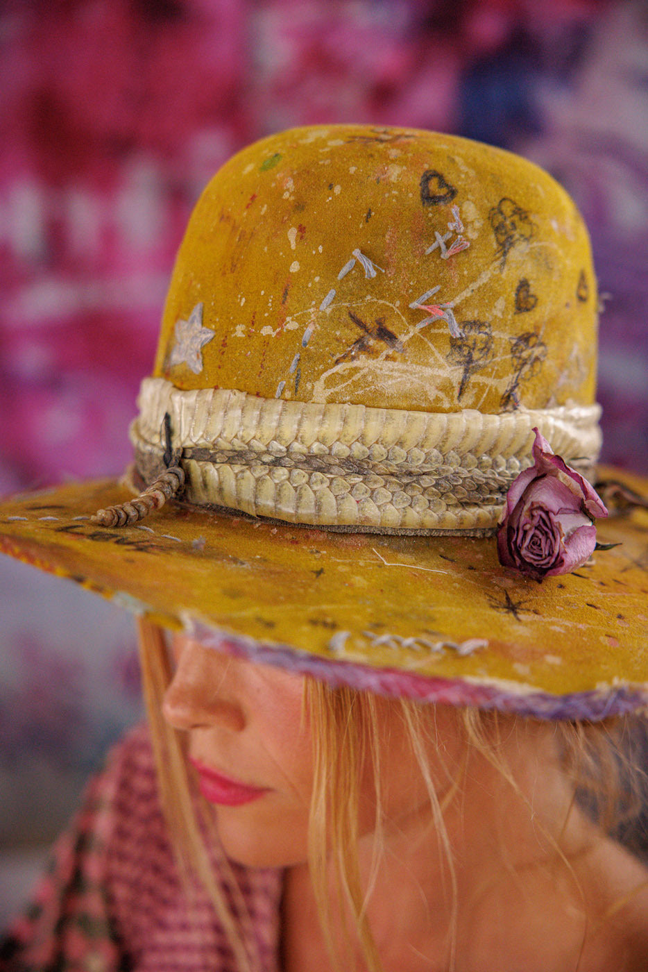 Artist Open Crown Hat Magnolia Pearl Clothing