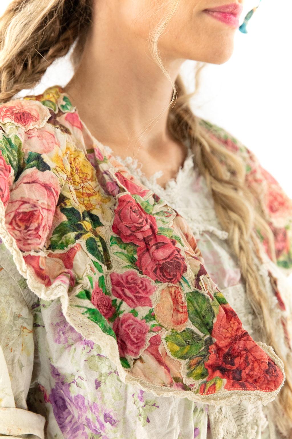 Floral Appliqué Hannes Collar - Magnolia Pearl Clothing