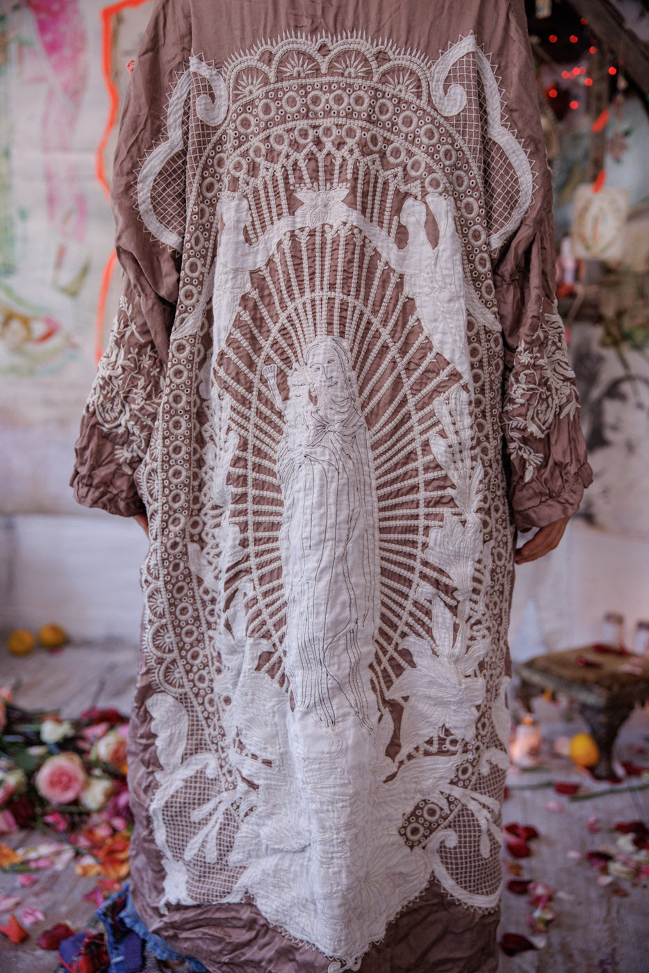 Appliqué Blessed Kimono