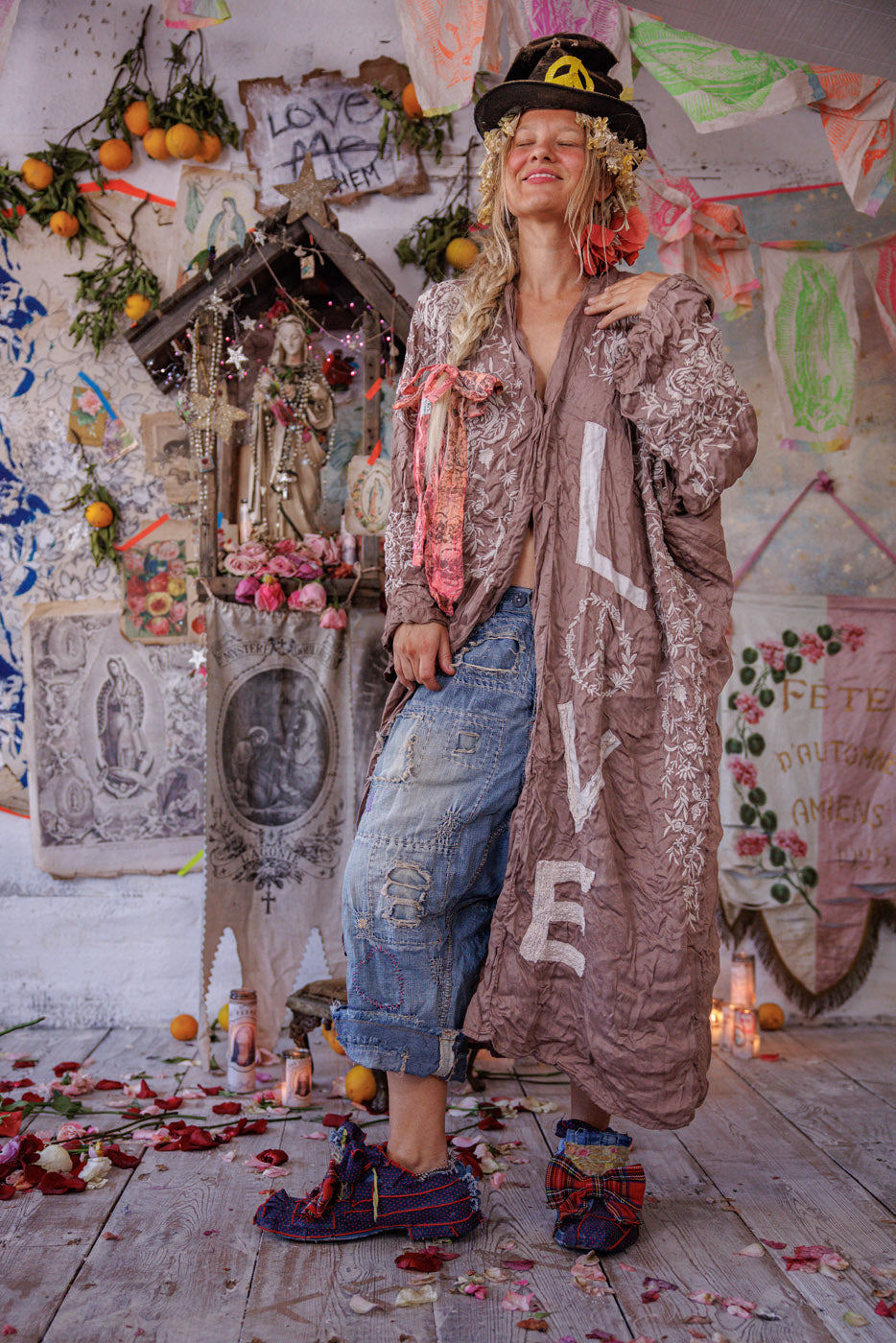 Appliqué Blessed Kimono