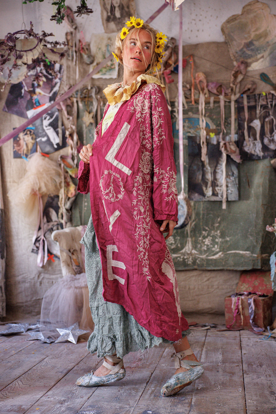 Appliqué Gezegende Kimono 