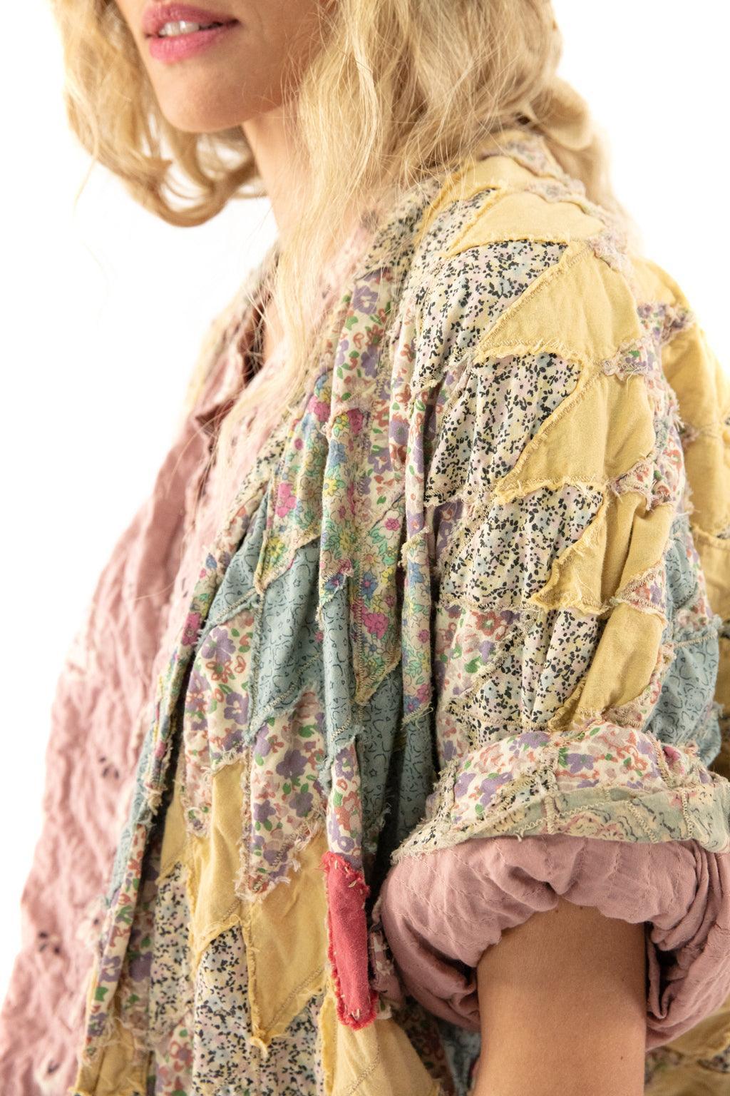 Veste Magnolia Pearl Patchwork Multicolore Andriy - Coton Teint Sur Fil - Neuf Avec étiquette