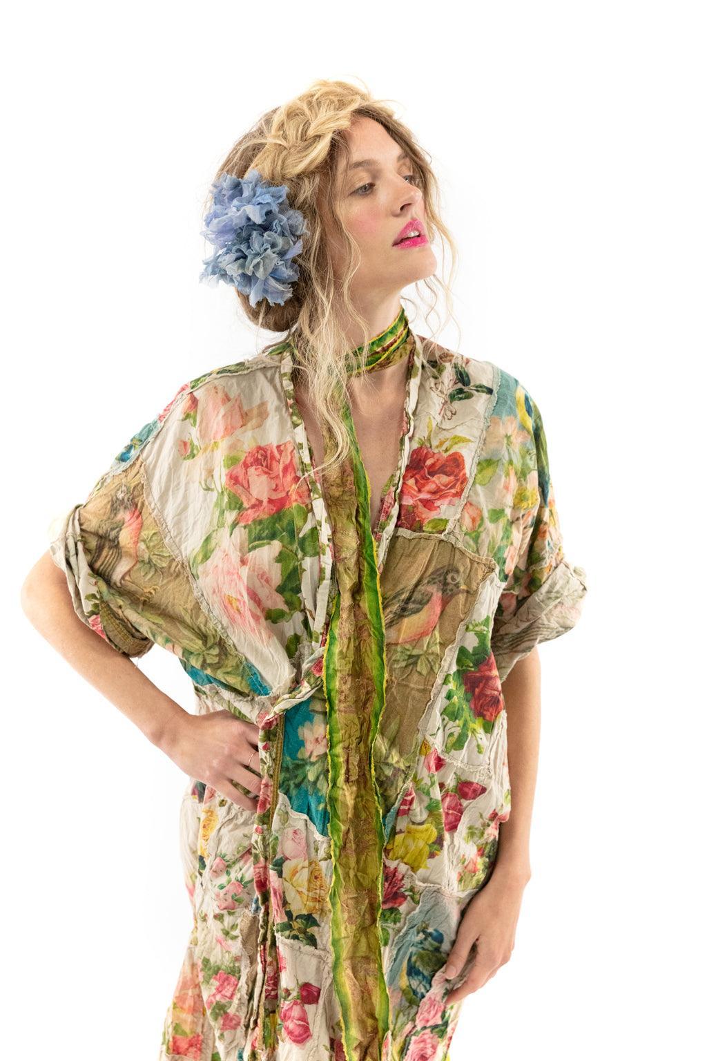 Patchwork Bird Vijji Kimono - Magnolia Pearl Clothing