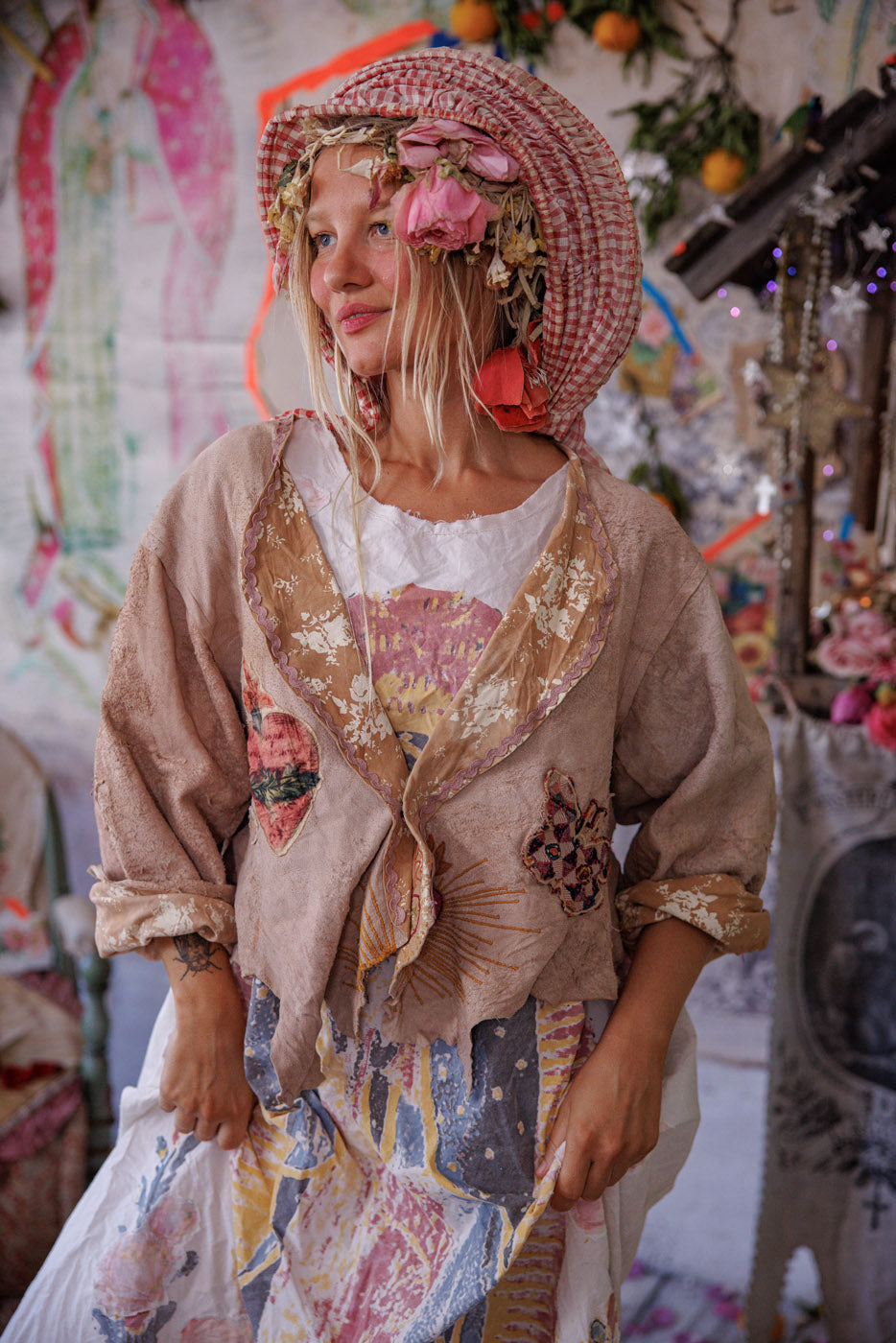 Skórzana kurtka Leni Cropped 