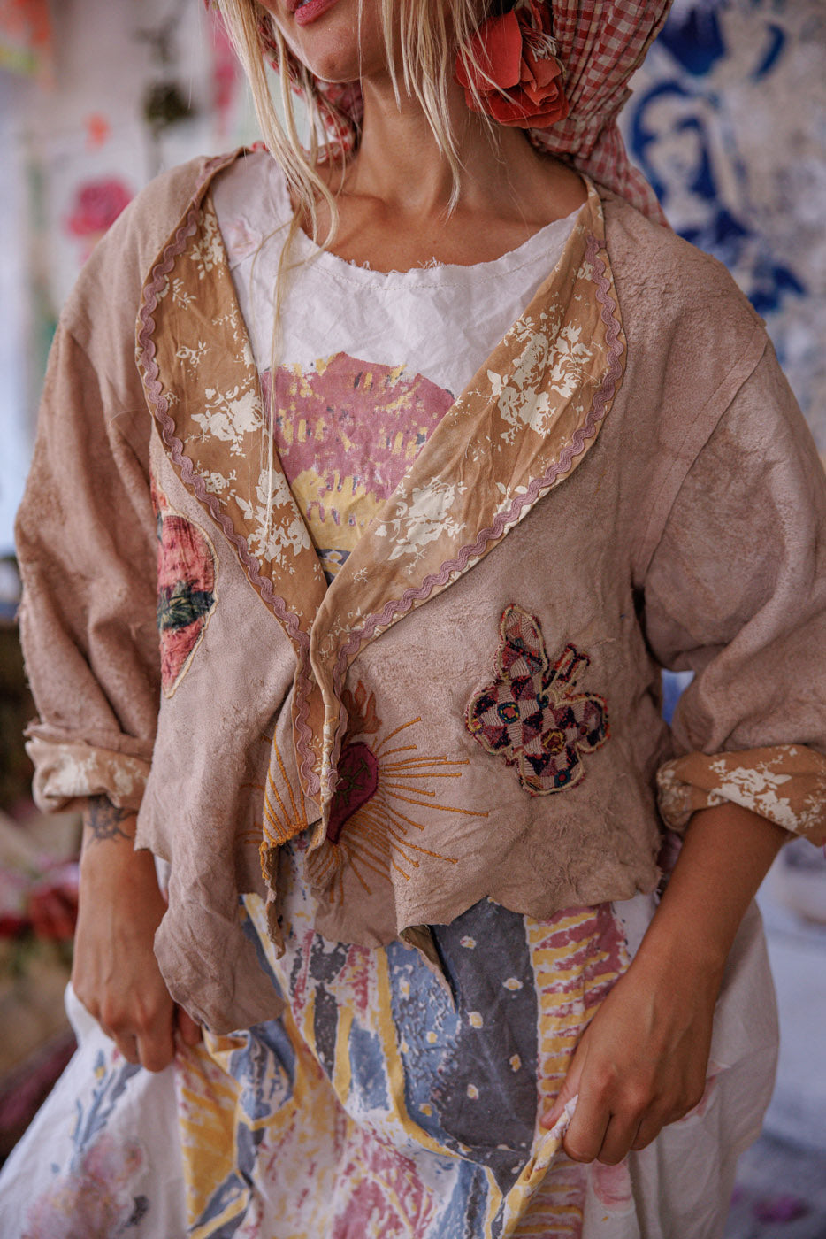 Skórzana kurtka Leni Cropped 