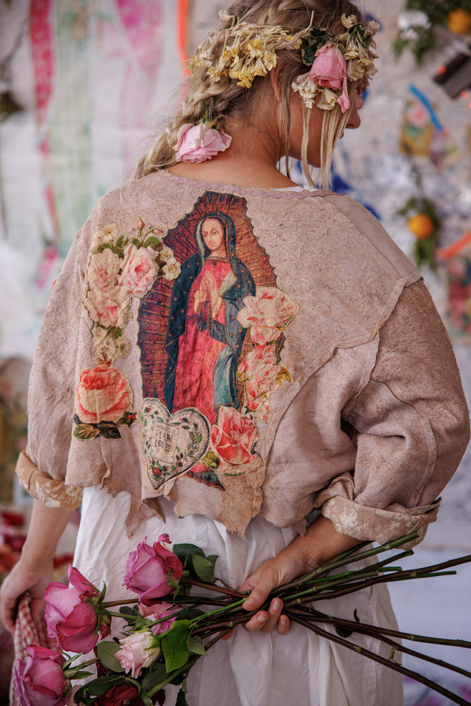 Skórzana kurtka Leni Cropped 