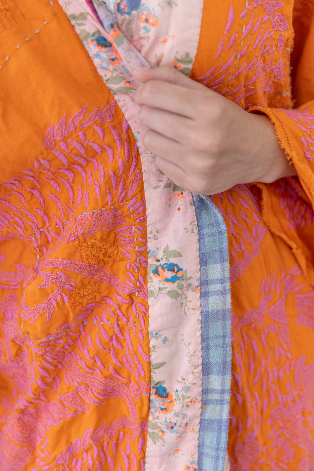 Dharma Dragon Embroidered Kimono