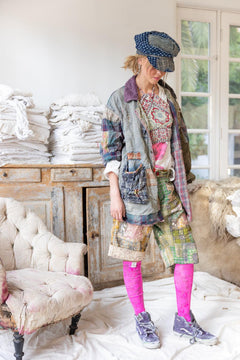 アンダーカバー　パッチワークジャケット良品 カバーオール HOOK -original- パッチワーククリスマス柄ジャカード