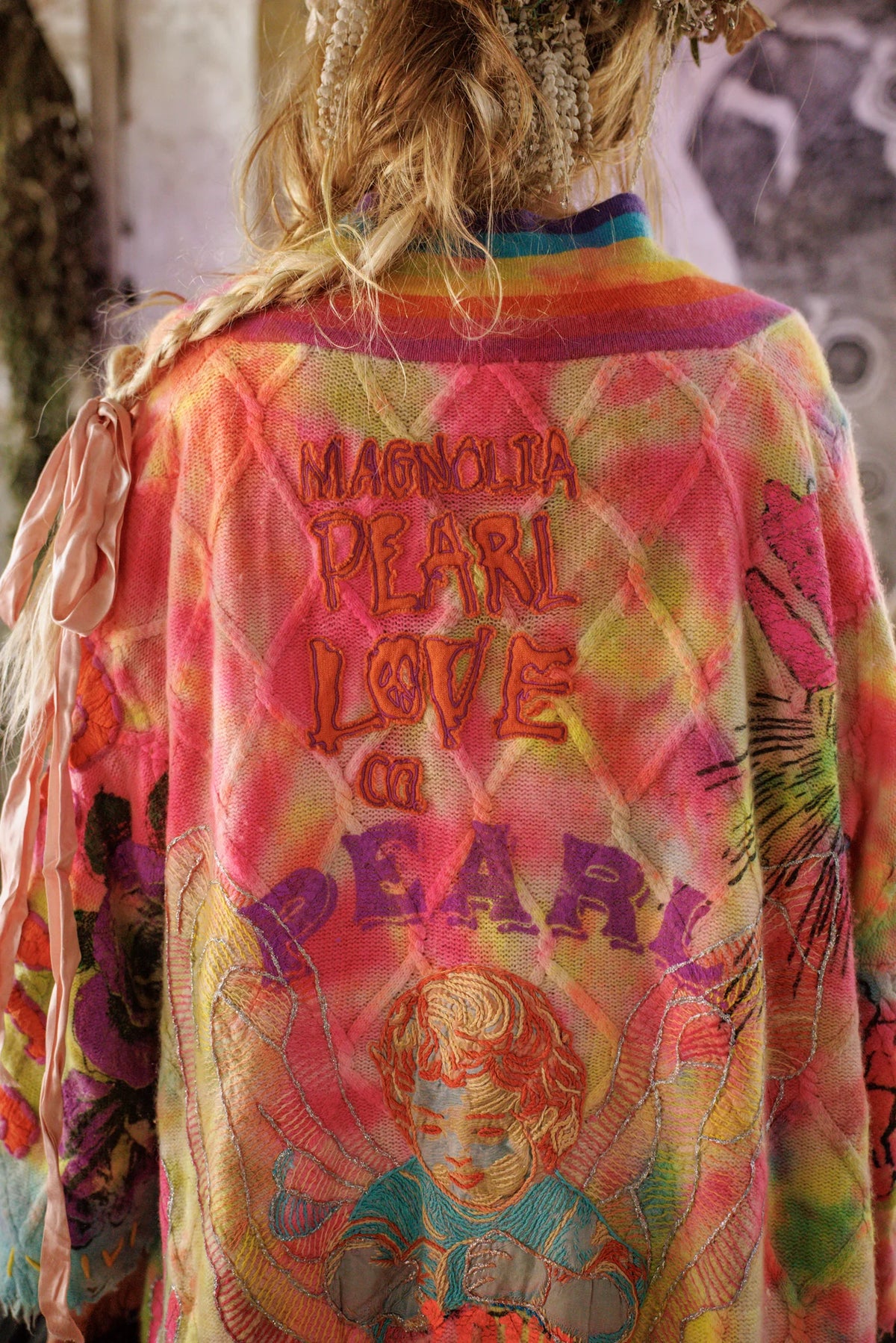 Cable Knit Madonna Kimono