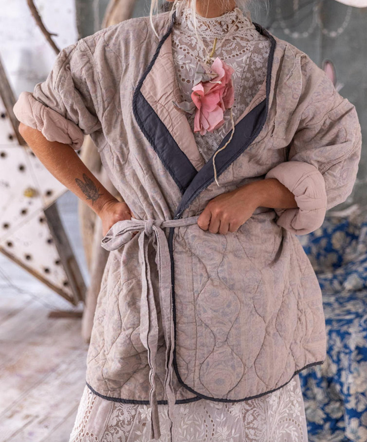Quilted Aleda Coat