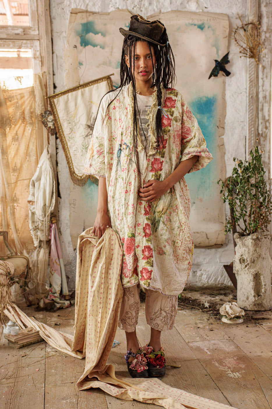 Floral Patchwork Vijji Kimono – Magnolia Pearl Clothing